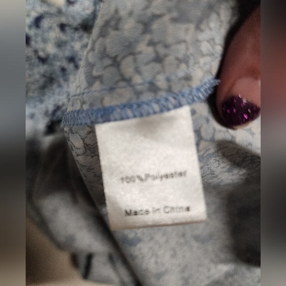 Tuckernuck Hydrangea Dress Blue & White XXS - Picture 4 of 9